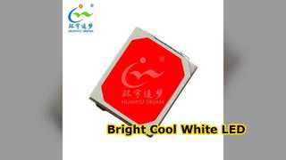 Chip LED SMD 5054, blanco frío brillante, 0,5 W